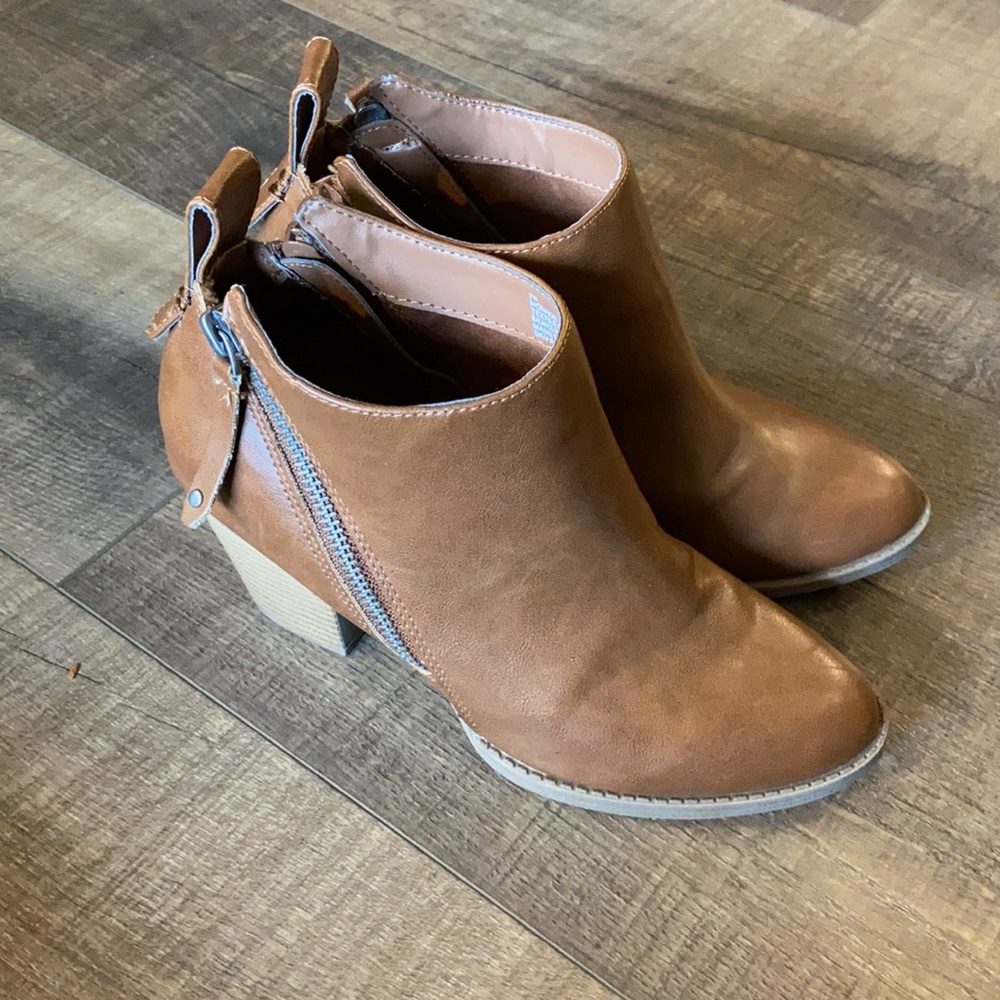Curfew - Leather Brown Bootie